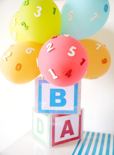 ABCs & 123s Birthday Party for PBS Parents with FREE Printables - BirdsParty.com Alphabet Birthday Parties, Abc Birthday Parties, Alphabet Party, Backdrop For Photos, Alphabet Birthday, Abc Party, Old Cd, 85th Birthday, Cd Case