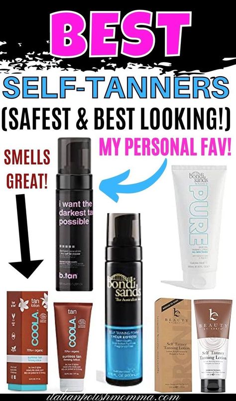 Best self-tanners for 2022 that are safe to use even while pregnant and look and smell great! Best Self Tanner For Fair Skin, Self Tanners Best Products, Self Tanner Tips, Best Drugstore Self Tanner, Best Self Tanning Lotion, Best Sunless Tanner, Self Tanner For Face, Self Tanning Tips, Best Self Tanner