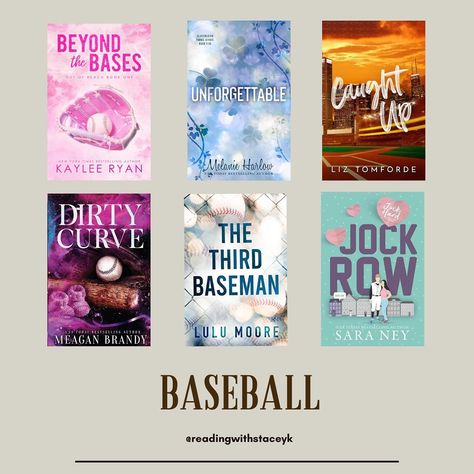 Book Trope Recommendations: Sports Romance #bookromance #baseballromance #sportsromance #basketballromance #hockeyromance #bookrecs #bookrecommendations #bookstagram Baseball Romance Books, Baseball Romance, Sports Romance Books, Books Recommendations, Romantic Book Quotes, Sports Romance, Book Recs, Bookish Things, Romantic Books