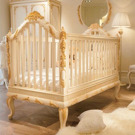 Metallic Bedding, Luxury Baby Crib, Wooden Baby Crib, Wooden Cribs, Nursery Pink, Girl Cribs, Baby Crib Bedding, Baby Bedding Sets, Baby Cot