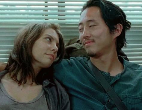 The Walking Dead, TWD, Lauren Cohan, Steven Yeun Steven Yuen And Lauren Cohan, Twd Couples, Glenn E Maggie, The Walking Dead Pp, Glenn X Maggie, Maggie Y Glenn, Twd Tyreese, Lauren Cohan And Steven Yeun, Ulan Hayat