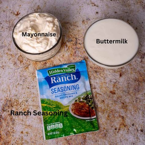 Buttermilk Ranch Dressing Recipe Hidden Valley, Hidden Valley Buttermilk Ranch Dressing, Homemade Ranch Dressing Wingstop, Easy Buttermilk Ranch Dressing, 3 Ingredient Ranch Dressing, Ranch Dressing Wingstop, Buttermilk Ranch Dressing Recipe Easy, Mr Gattis Ranch Dressing, Buttermilk Ranch Recipe