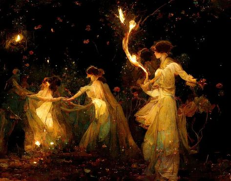 The Narrator on Instagram: “Dance of Tidings (& Tides) we hit 20k today... we just hit 10k Friday! It's quite remarkable, I have no idea what's going on! But we are so…” Fae Folk, Pre Raphaelite, Season Of The Witch, Arte Inspo, Ethereal Art, Pics Art, Pretty Art, Aesthetic Art, Art Inspo