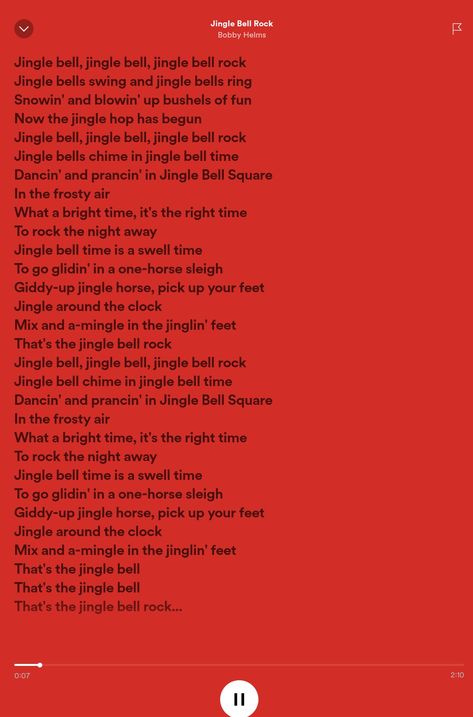 Jingle Bell Rock Lyrics, Rock Lyrics, Jingle Bell, Jingle Bells, Collage, Pins, Quick Saves