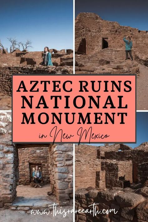 Aztec Ruins National Monument, Ruin Stones, Historical Stays, Utah Trip, Mexico Itinerary, Travel New Mexico, Aztec Ruins, New Mexico Usa, Unique Places