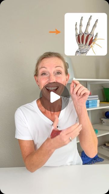 Michelle CHT= Hand Expert on Instagram: "Your thumb feels weak ❌but you’ve started these 3 thumb arthritis strengthening exercises to only ONE muscle and you’re already feeling stronger! ✔️  💪There’s this one muscle in your thumb that’s a powerhouse at helping thumb arthritis pain. The secret is in its attachment.   This muscle is your 1st dorsal interosseous (aka interossei) and it has a large attachment on your thumb.   👍When you strengthen this muscle, it not only stabilizes your thumb, reducing pain when you grip, pinch, or carry objects, but it also boosts the strength of your whole hand.  I just uploaded a video on my YouTube channel- 3 Strengthening exercises for thumb arthritis.   You’ll learn how to work this muscle- 3 different ways!   The result?❓  Increasing your thumb streng Hand Exercises For Arthritic Hands, Trigger Thumb Exercises, Thumb Exercises, Thumb Pain Relief, Hand Exercises, Feeling Weak, Hand Therapy, Strengthening Exercises, How To Work