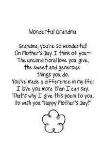 Mother's Day Poem (for Grandma) Don't forget the kiddos who have a Grandma at home instead of Mommy. Mother's Day Template, Grandma Poem, Mothers Day Poems, Day Template, Mother Poems, Mother Day Message, Valentines Day Messages, Mothers Day Ideas, Mother's Day Ideas