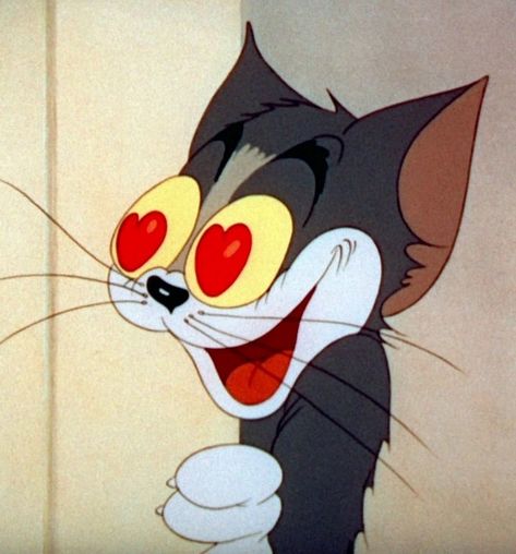 Tom And Jerry Love, Aesthetics Photos, Desenho Tom E Jerry, Tom And Jerry Pictures, Love Eyes, Face Cartoon, Tom And Jerry Cartoon, Tom Y Jerry, Cute Love Memes