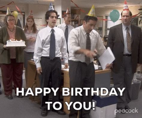 Happy Birthday Man Gif, Man Gif, Happy Birthday Boss, Birthday Gifs, Funny Animation, Happy Birthday Man, Best Gif, Office Memes, Happy Birthday Funny