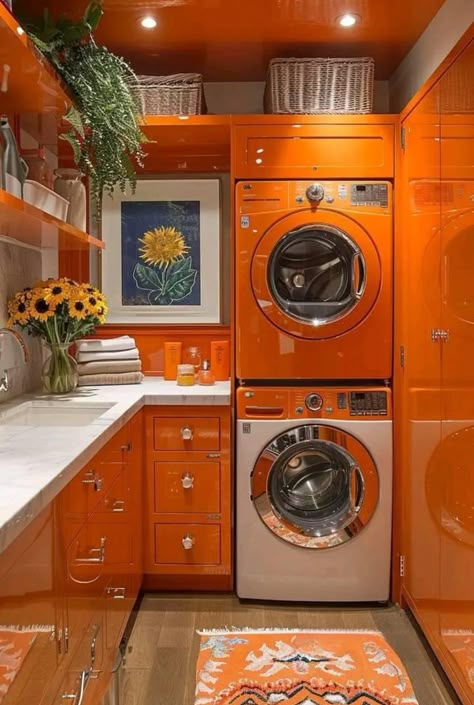 Laundry Room Closet Ideas, Room Closet Ideas, Laundry Room Decor Ideas, Laundry Room Wallpaper, Laundry Room Closet, Fantasy Dream, Laundry Room Inspiration, Laundry Room Remodel, Laundry Decor