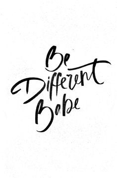 WORDS OF INSPIRATION: BE DIFFERENT (via http://Bloglovin.com ) Ge Aldrig Upp, Be Different, Note To Self, The Words, Beautiful Words, Mantra, Inspirational Words, Cool Words, Words Quotes