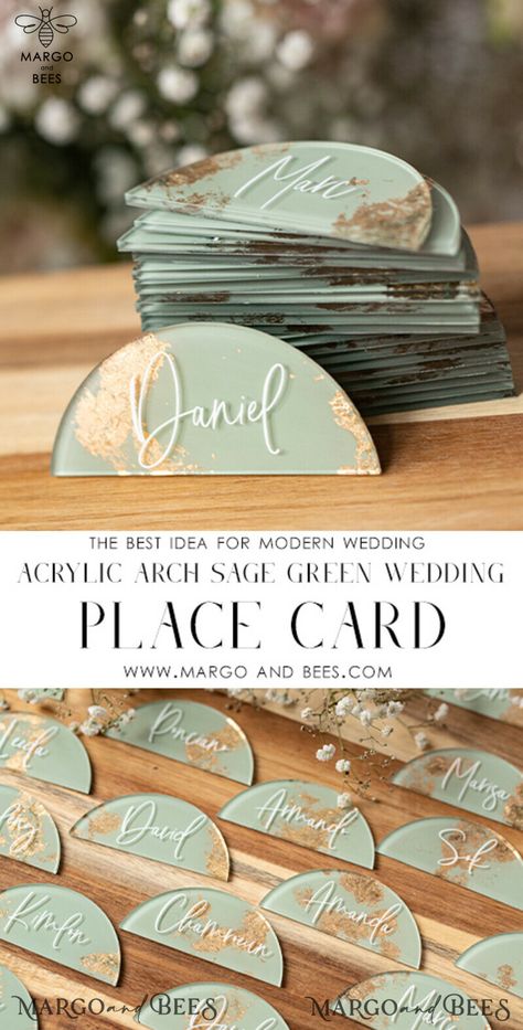 Name place cards wedding