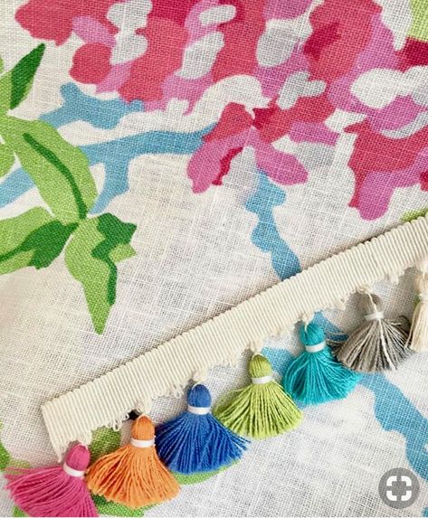 Dana Gibson Upholstery Nails, Upholstery Diy, Chinoiserie Chic, Fabulous Fabrics, Back To Nature, Custom Upholstery, Fabric Trim, Colorful Decor, Fabric Collection