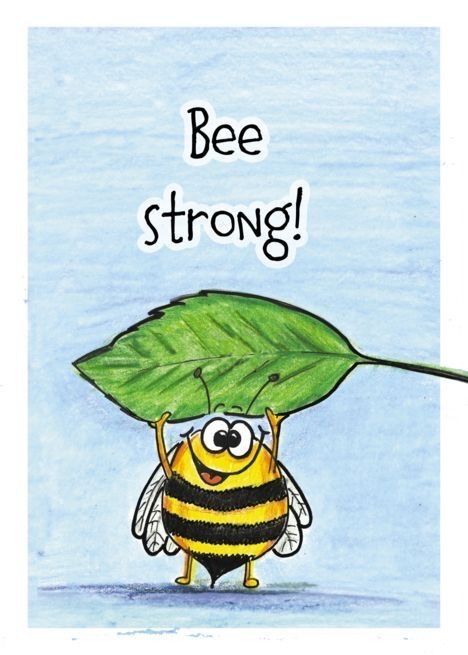 Bee Strong, Bee Cute, Bee Craft, Bee Quotes, Eyes Drawing, Cartoon Eyes, Card Sayings, Leaf Drawing, Favorite Sayings