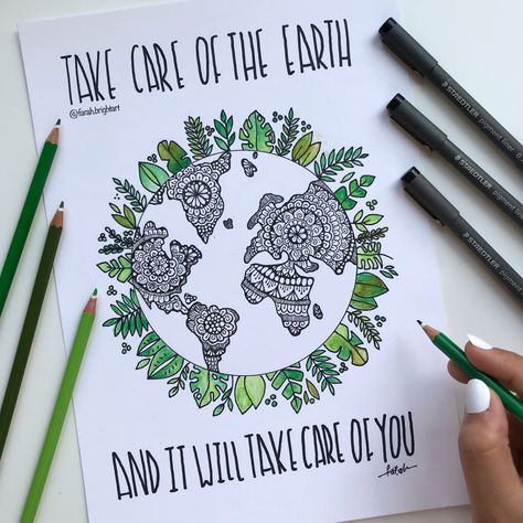 Earth Day Mandala Art, Environment Mandala Art, Environment Day Mandala Art, Environment Doodle Art, Mandala Art Name Design, Name Art Drawing Ideas, Beautiful Mandala Art With Quotes, Earth Mandala Art, Name Mandala Art