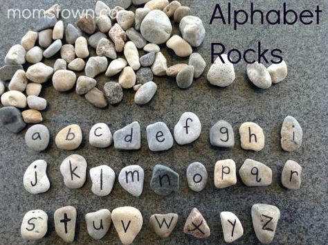 Rock Alphabet, Pride Wedding Ideas, Alphabet Rocks, Activies For Kids, Spring Activities For Kids, Pride Wedding, April Crafts, Montessori Diy, Language Works