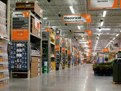 CLEVELAND- Home Depot is preparing for spring by hiring more than 1,300 people at its 30 Cleveland-area stores. The company announced it will hire about 40 associates per store, and there are perma... Store Warehouse, Home Depot Store, Pipe Shop, Supermarket Design, Showroom Interior Design, Home Fix, Woodworking Workshop, Storing Paint, Home Center