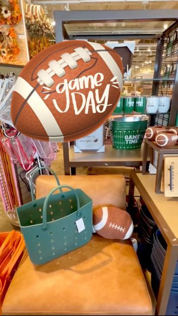 Howdy Holidays on Instagram: "Game day at Kirklands! Hosting the game at your house? Going to the stadium? Kirklands has you covered with a W in the books! @kirklands #gameday #football #homedecor #kirklandsfinds" Tailgate Decorations, Game Time, Game Day, Plywood, The Game, Holidays, Football, Books, On Instagram