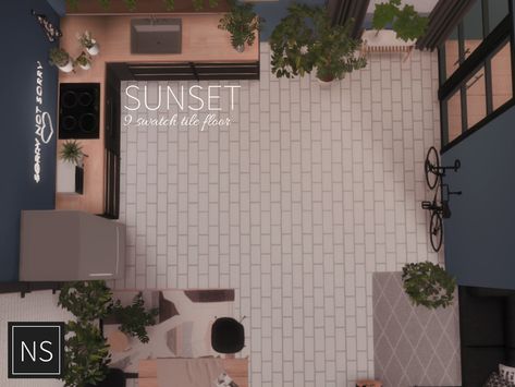 Networksims - Sunset Floor Sims 4 Cc House Floor, Sims 4 Cc Furniture Flooring, Sims 4 Cc Maxis Match Tiles, Ts4 Cc Floor Tiles, Sims 4 Cc Flooring Maxis Match, Sims 4 Maxis Match Cc Walls, Ts4 Flooring Cc, Sims Flooring Cc, Sims 4 Cc Furniture Floors