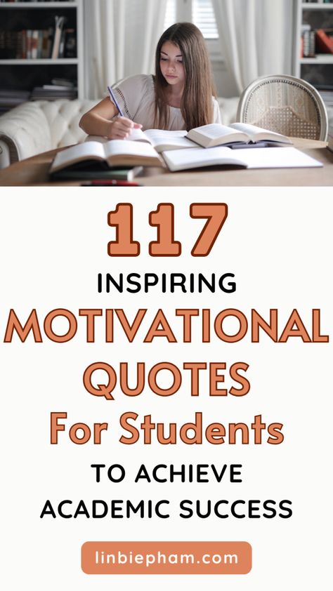 Struggling to stay motivated in school? Get a boost of inspiration with our collection of motivational quotes for students that'll help you power through tough days. Save this pin for later and come back to it whenever you need a motivational pick-me-up! Quote Of The Day For Students, Success Quotes For Students, Motivation For Kids, Short Positive Quotes, Productivity Quotes, Dope Quotes, Powerful Motivational Quotes, Motivational Quotes For Students, Positive Quotes For Life Motivation