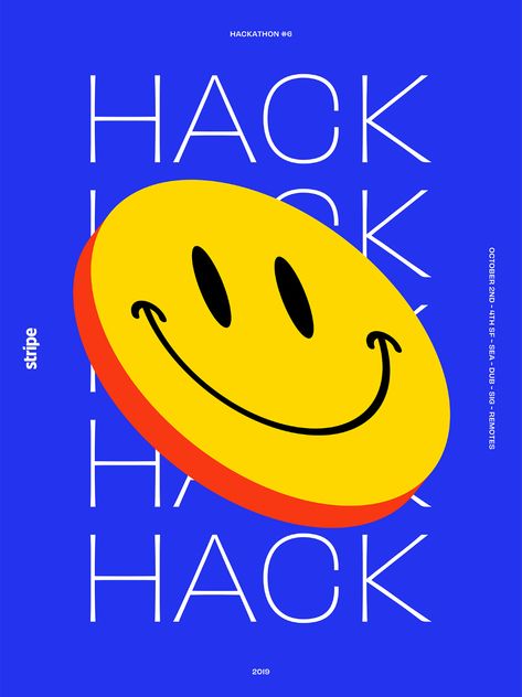 Hackathon Poster, Smile Poster, Fair Poster, Gfx Design, 타이포그래피 포스터 디자인, San Paolo, 카드 디자인, Poster Series, Design System