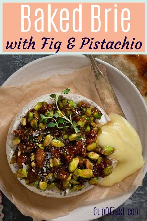 Baked Brie With Fig Jam, Brie Toppings, Brie With Fig Jam, Baked Brie With Jam, Easy Baked Brie, Homemade Fig Jam, Baked Brie Appetizer, Baked Brie Recipes, Fig Jam Recipe