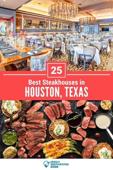 25 Best Steakhouses in Houston, TX Black Owned Restaurants Houston, Houston Restaurants Top 10, Texas Restaurant, Houston Restaurants, Unique Cafe, Downtown Houston, Luxury Restaurant, Best Steak, Houston Texas