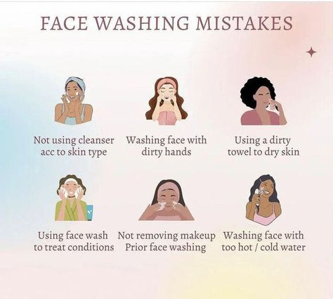 FACE WASHING MISTAKES Skin Cleanser Aesthetic, Best Way To Wash Your Face, Face Washing Tips, How To Properly Wash Your Face, How To Wash Your Face, Washing Face Aesthetic, Face Wash Aesthetic, Face Hygiene, Face Washing Routine