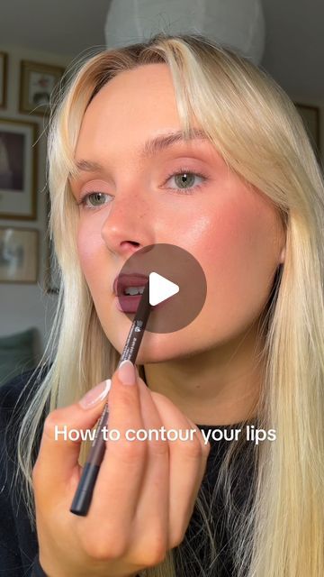 How To Contour Lips, Downward Turned Lips, Contour Lips, How To Contour, Lip Contour, Lip Tutorial, Lip Contouring, Your Lips, June 1