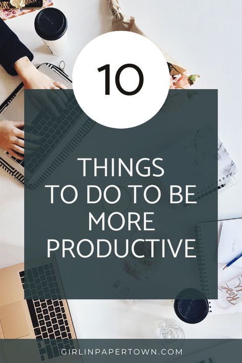 10 things to do to be more productive - how to become organized at home, productivity and organization tips, productivity motivation, best tools for productivity Become Organized, Home Productivity, Productivity Motivation, How To Be Productive, Start A Business From Home, Pomodoro Technique, Time Management Strategies, Blog Seo, Be Productive