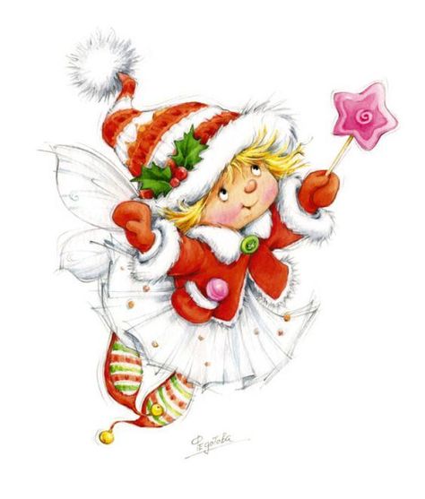 Christmas Paintings On Canvas, Christmas Rock, Advocate Art, Christmas Fairy, Christmas Drawing, Christmas Scenes, Christmas Paintings, Christmas Illustration, Christmas Clipart