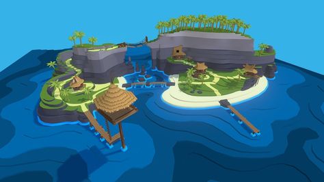 Zelda Outset Island by autocon Outset Island, 3d Island, Legend Of Zelda Wind Waker, Comic Ideas, Indie Game Art, Indie Game, Wind Waker, The Legend Of Zelda, Indie Games