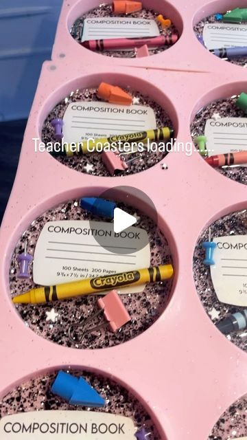 Sonya on Instagram: "Shop update: if you ordered this weekend coasters are being made now. If you ordered Monday I will start them tomorrow.  Thank you so much for the support y’all rock #teacherappreciationweek #teachercoasters #teachergifts #teacherlife #teachergram" Teacher Coasters Resin Diy, Teacher Coasters Resin, Tea Coasters Diy Ideas, Teacher Tumbler Ideas, Teacher Coaster, Appreciation Gifts Diy, Teacher Appreciation Gifts Diy, Gift Crafts, Teachers Diy