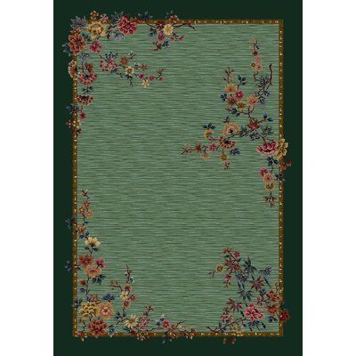 Floral Area Rugs, Green Area Rugs, Rugs And Carpet, Floral Rug, Green Rug, Teal Green, Rug Styles, Animals For Kids, Rug Size