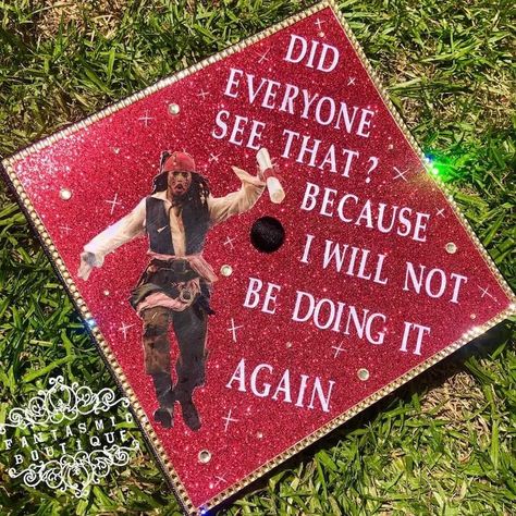 Funny Grad Cap Ideas, Disney Grad Caps, Graduation Hat Designs, Disney Graduation Cap, Funny Graduation Caps, Disney Graduation, College Grad Cap Ideas, Grad Cap Decorated, Graduation Cap Decoration Diy