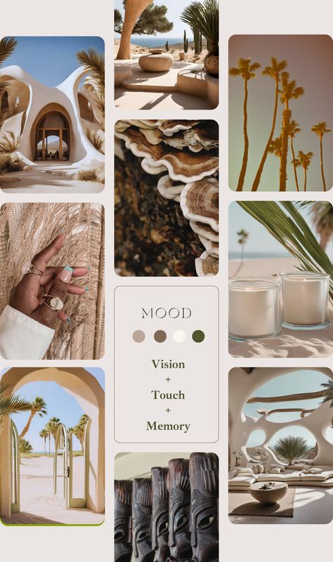 Casa Oasis Interiors #branding #moodboard #visionboard #Luxury #unique #casaoasis #casaoaisinteriors #nature #brandconcept #luxuryevents #luxuryevents #homedesign #homedecor #Homestagening #Weddings2024 #weddings #specialevents #Destinationwedding #desert #concept Luxury Travel Mood Board, Desert Mood Board, Dubai Moodboard, Dubai Images, Brand Guidelines Book, Bubble Diagram, Branding Moodboard, Forest Retreat, Mood Board Interior