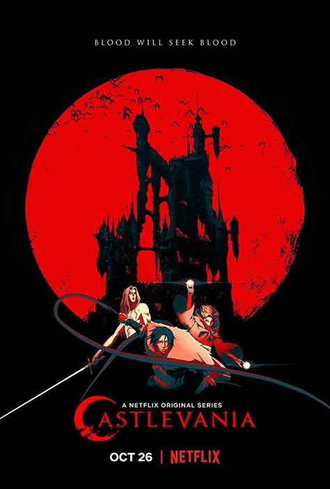 Castlevania (2017) Castlevania Tattoo, Castlevania Art, Castlevania Netflix, Style Character Design, Castlevania Wallpaper, Castlevania Anime, Vampire Romances, Netflix Original Series, Key Art