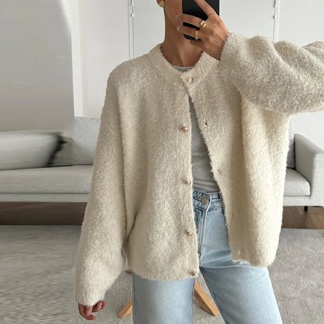 42802737938638|42802738233550|42802738266318|42802738299086 Cardigans Women, Smart Casual Work Outfit, Cardigan For Women, Cardigan Casual, Knitting Women Cardigan, Casual Work Outfit, New Chic, Printed Long Dresses, Elegant Dresses For Women