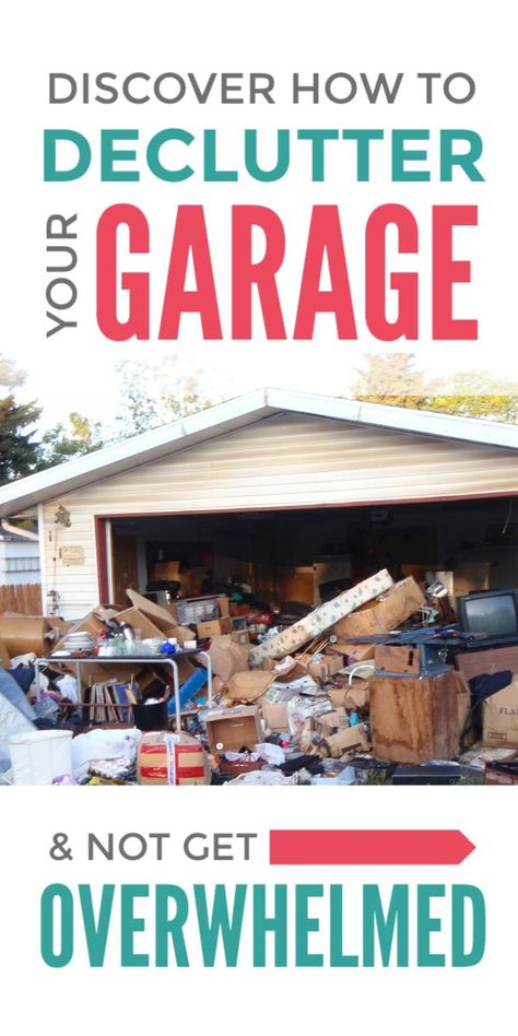 Organize Hacks, Declutter Garage, Garage Clutter, Garage Organization Tips, Garage Organisation, Clean Garage, Garage Organize, How To Declutter, Declutter Your Life