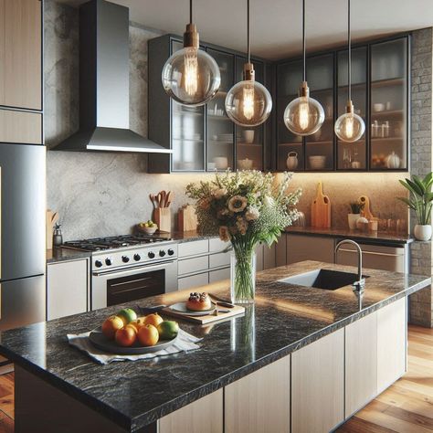 Transform your kitchen with our beautiful granite worktops in London, all at affordable prices! 🏡✨ Whether you're going for a sleek modern look or a classic design, our high-quality granite worktops are perfect for any style. Get a free quote today and take the first step toward your dream kitchen! 🌟 #GraniteWorktops #KitchenDesign #HomeImprovement #London #AffordableLuxury #InteriorDesign #HomeDecor Modern Kitchen Granite, Kitchen Island Pendant Lighting Ideas, Pendant Lighting Ideas, Kitchen Inspiration Board, Kitchen Island Pendant Lights, Kitchen Island Pendant Lighting, Island Pendant Lighting, Granite Worktops, Kitchen Island Pendant