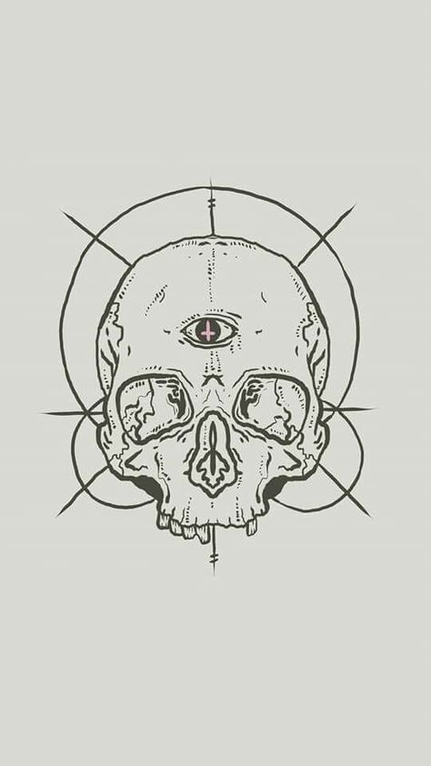 Third Eye Illustration, Third Eye Art, Third Eye Tattoos, Eerie Art, Best Tattoo Ever, Simple Tattoos For Guys, Skull Sketch, Rune Tattoo, Eye Illustration