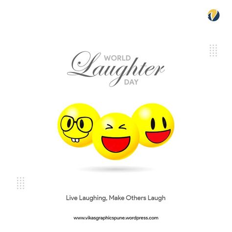 WORLD LAUGHTER DAY
Call: +91 8796 0934 70 / +91 9763 7504 93
www.vikasgraphicspune.wordpress.com
#branding #marketing #design #digitalmarketing #socialmedia #advertising #creative #vikasgraphics  
#vikasagawane #vikas #laughter #funny #memes #laugh #love #comedy #fun #funnymemes Festival Ads, World Laughter Day, Laughter Day, Advertising Creative, Branding Marketing, Marketing Design, Digital Marketing, Wordpress, Funny Memes