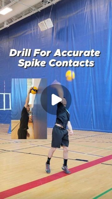 Jade Cameron | Volleyball Performance Trainer on Instagram: "Connect better with the ball! 

The contact point drill is a great way to get a feeling and a visual of what it's like to be in the "goal position".

A lot of athletes miscontact, contact behind them or too low, and this is a simple way to introduce the goal position with an accurate contact. It's key to actually apply it in an actual spike (on the ground is recommended first) to solidify this position further. Doing this, the athlete will also be working on their timing and tracking to adjust and get into this position and get an accurate contact. In the approach and jump scenario, the approach should be solidified so you can focus on adjusting and timing the jump to get into this position in the air, at your highest point in yo Volleyball Drills, How To Get Better, High Point, Get Better, Drills, On The Ground, The Goal, Simple Way, Volleyball