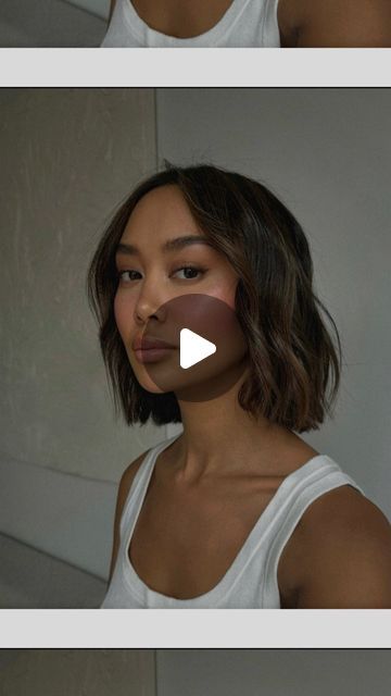 Linh Niller Skvortsova on Instagram: "how to style short hair with both a curling iron and flat iron, thanks to the queen of the effortless wave @olya_iudina 🤎 sharing some quick tips below:  curling iron: - curl away from the face - pull each section down after heat styling to help the curl look more like a wave and less round  it is a bit harder to curl short hair w a curling iron (especially this kind) so an alternative is using a flat iron  with the flat iron, angle it slightly so it’s no totally parallel with the floor and don’t clamp down too hard when creating the wave otherwise you’ll end up with sharp lines (ive done it before 🫣)  gently alternate directions and at the end of the hair bend it straight but slightly towards your neck so it doesn’t flip out  a little product defini Curl Hair With Straight Iron, Face Pulls, Flip Out, How To Curl Short Hair, Curling Iron, Heat Styling Products, Flat Iron, Straight Hairstyles, Short Hair Styles