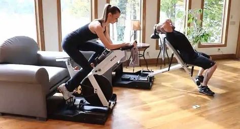 #FitLivingDecorHacks
#SneakyFitnessSpaces
#ConcealAndRevealWorkouts
#StylishFitnessIntegration
#ClutterFreeWorkoutZone
#SmartLivingRoomFitness
#IngeniousExerciseStorage
#SeamlessFitnessDecor
#HiddenHomeGymIdeas
#TreadmillTuckedAway Bike In Living Room, Exercise Equipment In Living Room, Hide Exercise Equipment, Functional Living Room, Stationary Bicycle, Build A Wall, Fitness Gear, Live Fit, Exercise Equipment