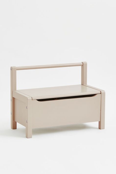 Children's Storage Bench Bed Bench With Storage, Kids Bench, Metal Wall Shelves, Kids Bed, Kids Interior Room, Bed Bench, H&m Home, Kids Storage, Wall Cabinet