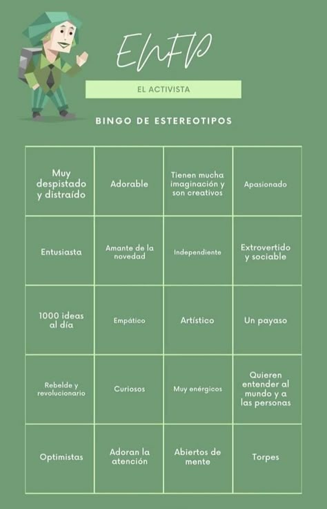 "ENFP" Bingo Enfp Bingo, Mbti Bingo, Personalidad Enfp, Enfp Relationships, Enfp Personality, Enfp T, 16 Personalities, Mbti Personality, Intp