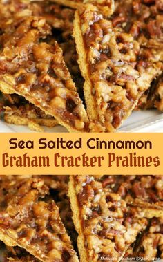 Graham Cracker Pralines, Cinnamon Graham Crackers, Weight Watchers Brownies, Graham Cracker Dessert, Cracker Dessert, Weight Watcher Desserts, Praline Recipe, Graham Cracker Recipes, Candy Recipes Homemade