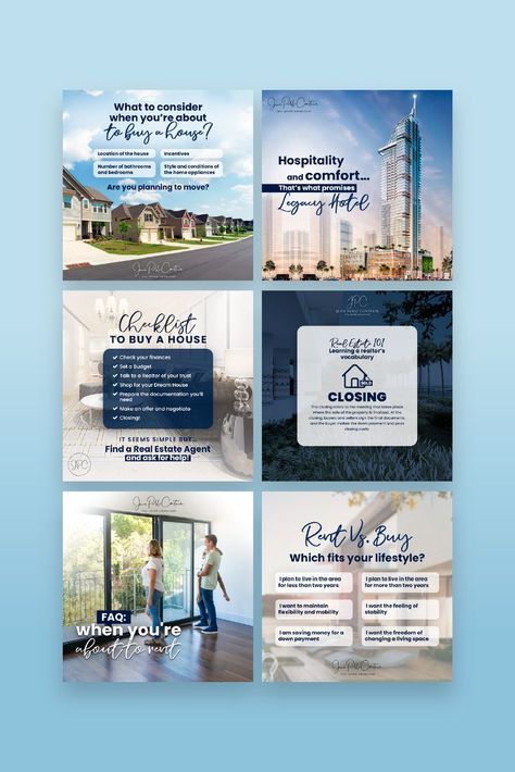 Real Estates Design Social Media, Realestate Social Media Design, Property Design Social Media, Hotel Social Media Design, Real Estate Social Media Posts Design, Real Estate Social Media Design, Real Estate Banner Design Social Media, Create Canva Templates, Real Estate Banner