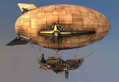 steampunk Zeppelin Steampunk Airships, Steampunk Vehicles, Zeppelin Balloon, Steampunk Ship, Steampunk Vehicle, Flying Ship, Air Ship, Steampunk Airship, Steampunk Artwork